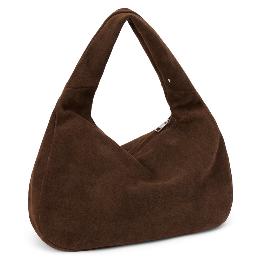 NEW Matisse Toronto Shoulder Bag Suede Espresso Brown Slouchy Hobo